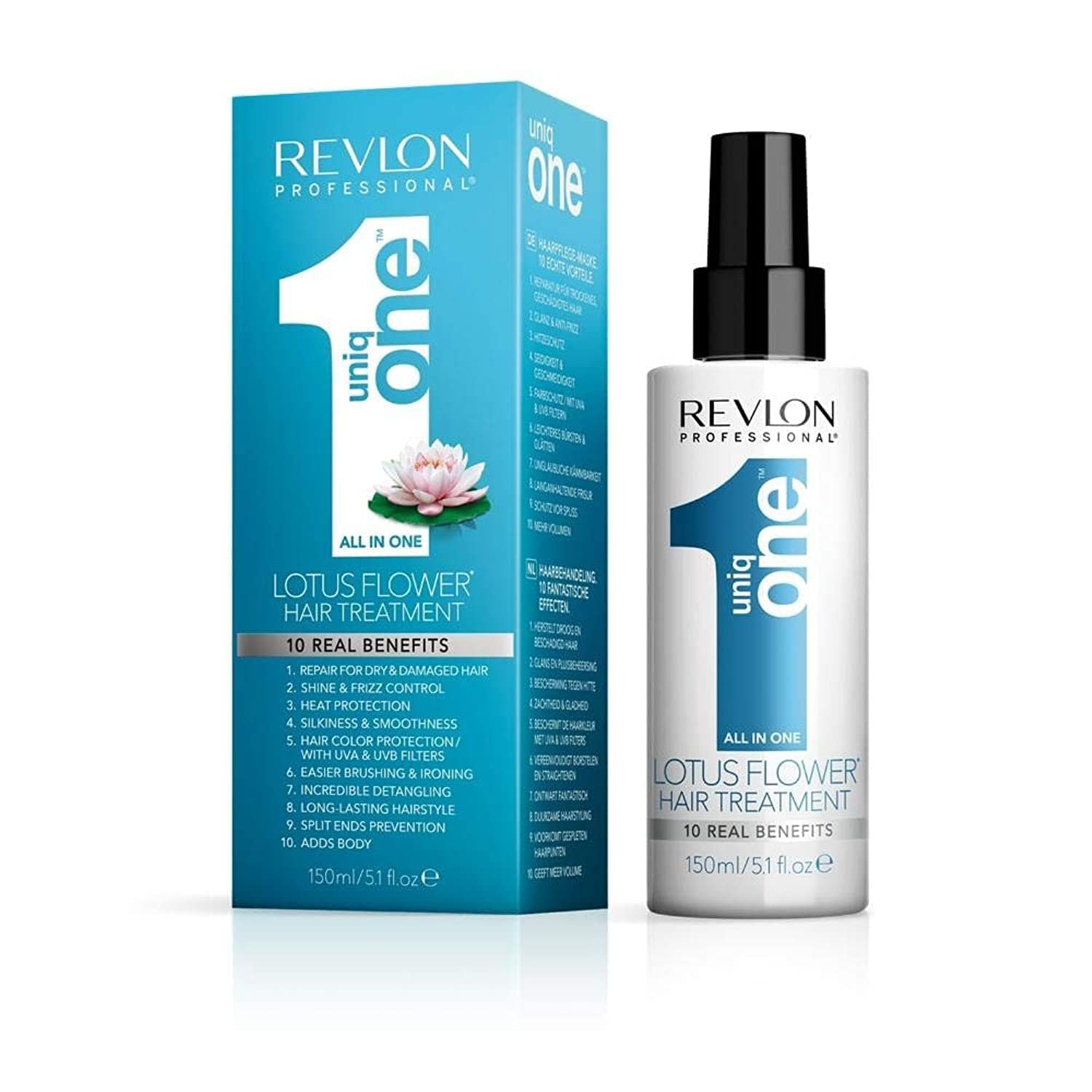 Revlon - Uniq One All in One Lotus Flower Hair Treatment 150ml - Ella Direct