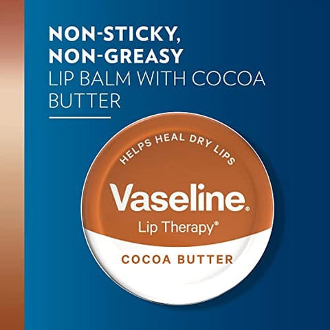 Vaseline Lip Therapy with Cocoa Butter - Ella Direct